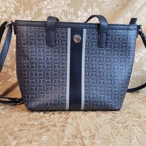Tommy Hilfiger Elegant Navy Blue Tote Bag